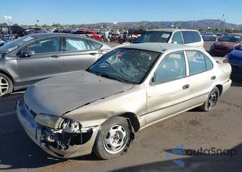 1996 Geo Prizm Lsi from USA, damaged, VIN 1Y1SK5264TZ001763
